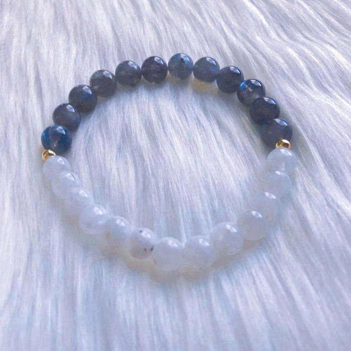 Labradorite & Moonstone Bracelet