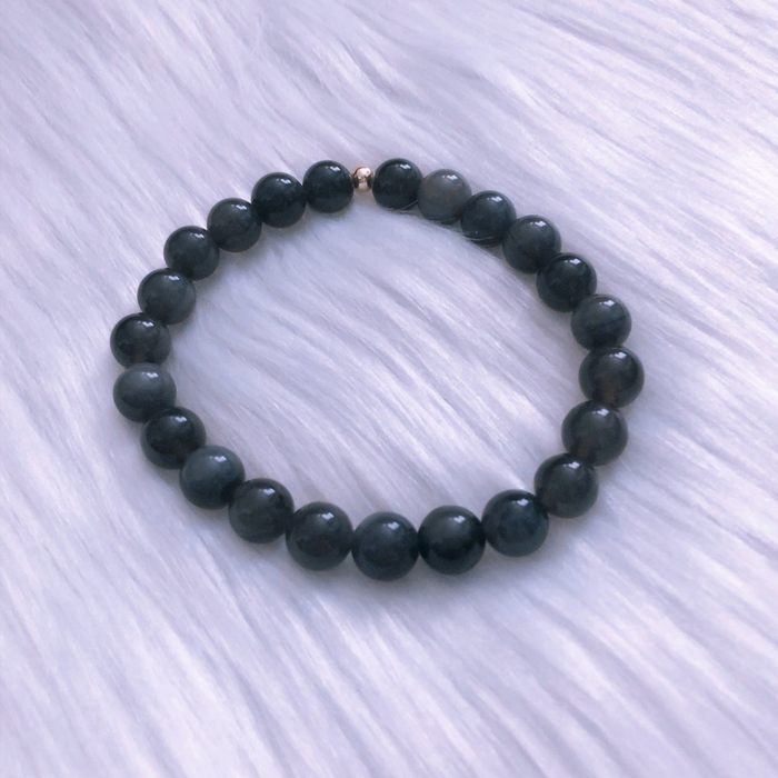 Gray Obsidian Bracelet