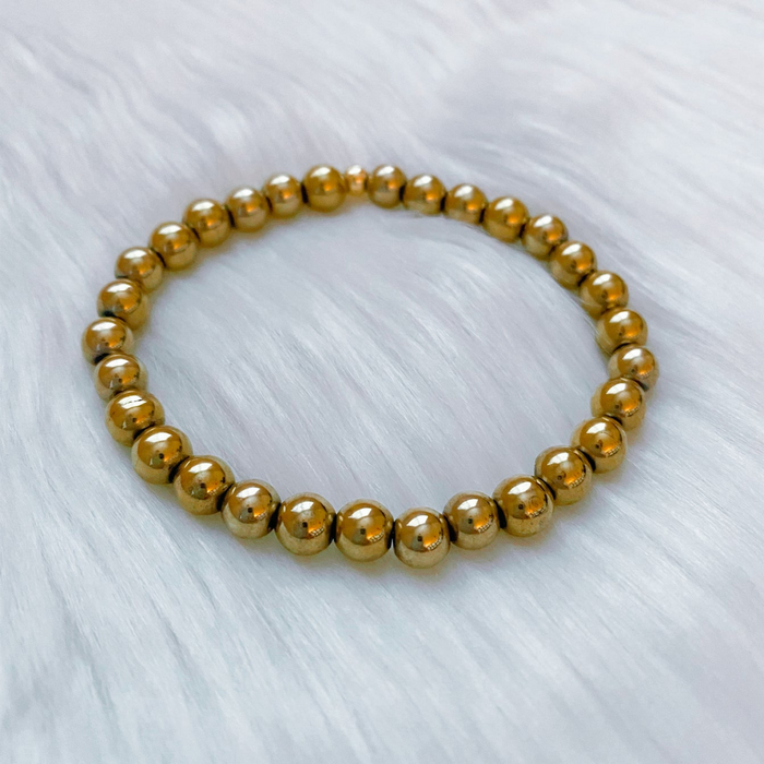 Gold Hematite Bracelet